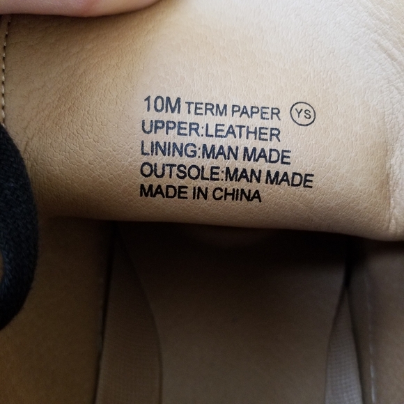 Aerosoles Black Leather Lace Up Comfort Sneakers, Term Paper, size 10 Width M - Picture 6 of 8